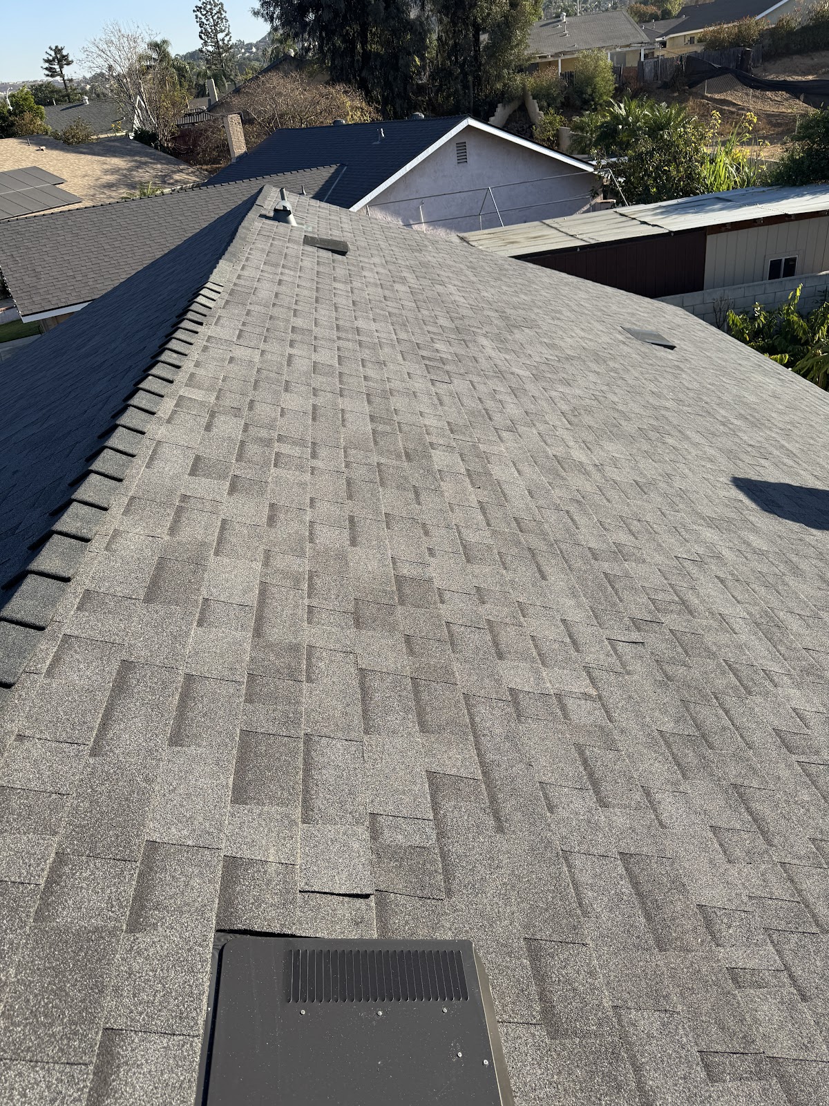 Completed roof replacement